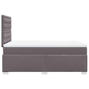 Box spring postel s matrací šedá 120x190 cm umělá kůže - obrázek 9