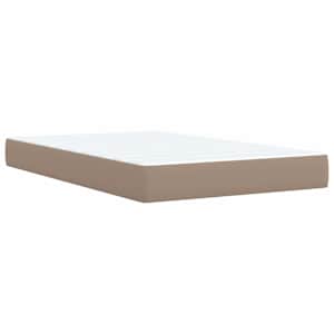Box spring postel s matrací cappuccino 120x190 cm umělá kůže - obrázek 7