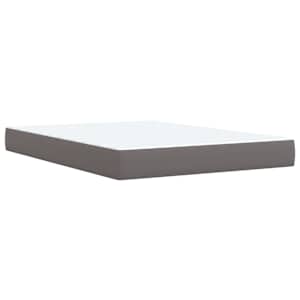 Box spring postel s matrací šedá 140x200 cm umělá kůže - obrázek 6