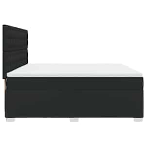 Box spring postel s matrací černá 180x200 cm umělá kůže - obrázek 9