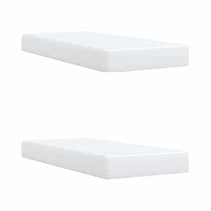 Box spring postel s matrací bílá 200x200 cm umělá kůže - obrázek 6