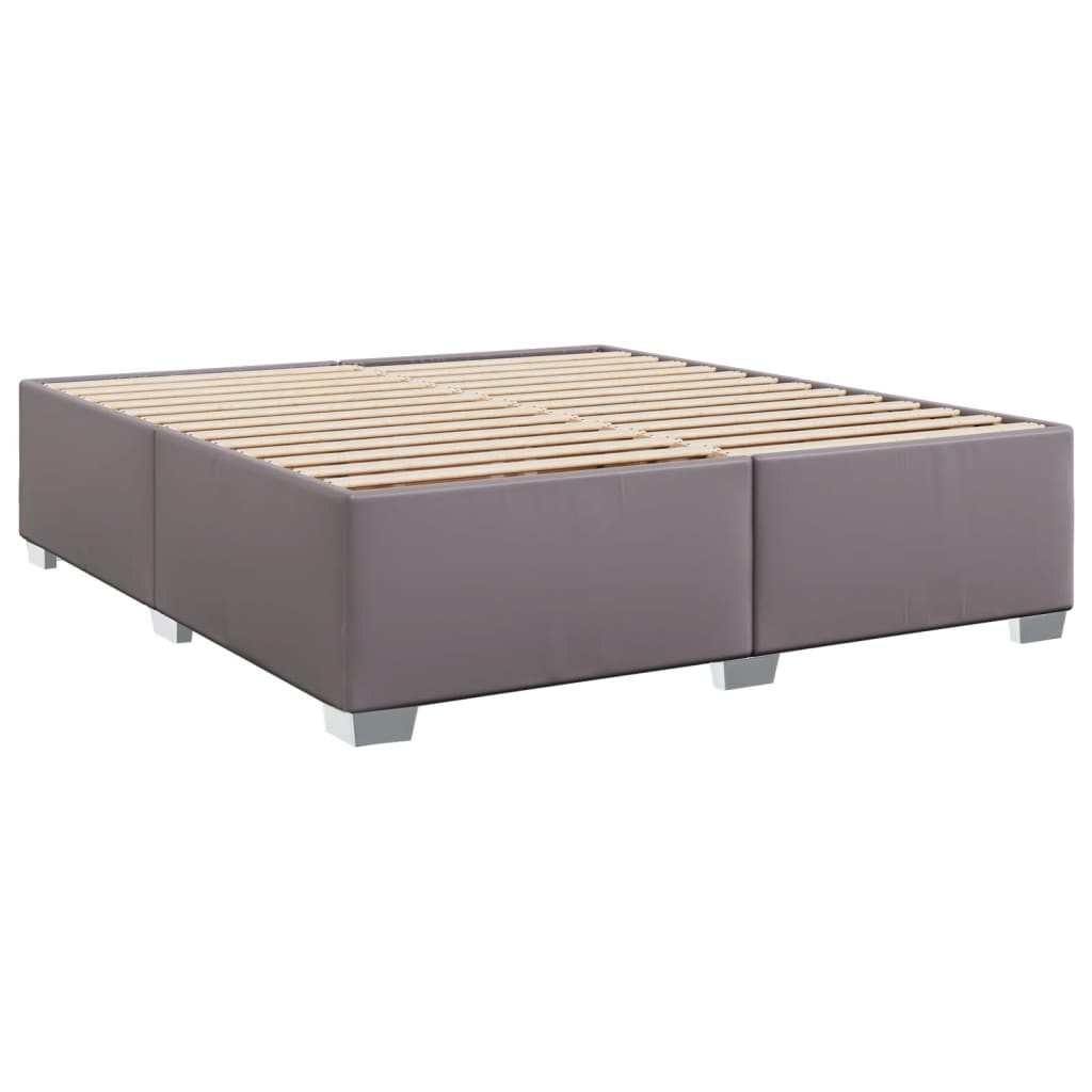 Boxspringbett Bett Polsterbett Bettgestell mit Matratze Kunstleder vidaXL remise