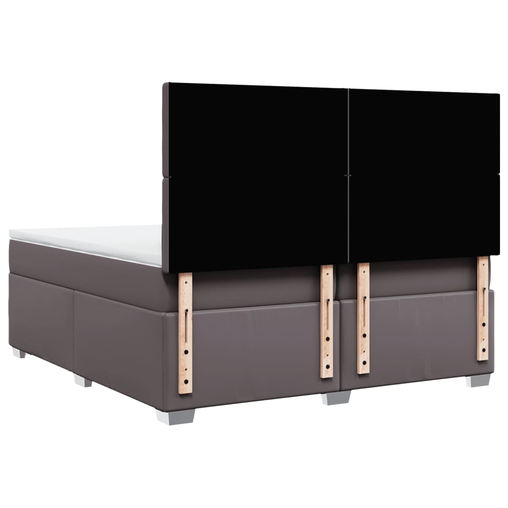 Boxspringbett Bett Polsterbett Bettgestell mit Matratze collections Kunstleder vidaXL