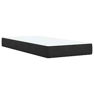 Box spring postel s matrací černá 90x190 cm samet - obrázek 6
