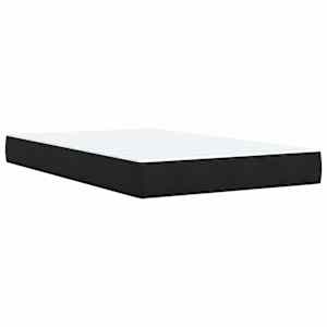 Box spring postel s matrací černá 120 x 190 cm samet - obrázek 6