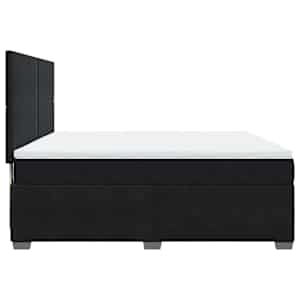 Box spring postel s matrací černá 180x200 cm samet - obrázek 9