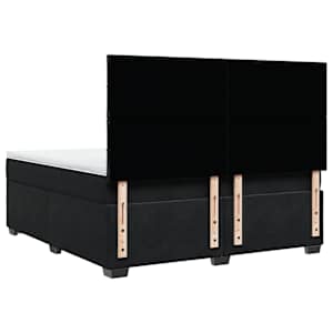 Box spring postel s matrací černá 180x200 cm samet - obrázek 10