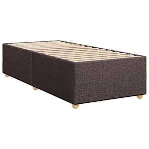 Box spring postel s matrací tmavě hnědá 90x190 cm textil - obrázek 8