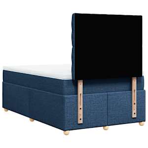 Box spring postel s matrací černá 120x190 cm textil - obrázek 6