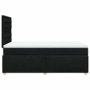 Box spring postel s matrací černá 120x190 cm textil - obrázek 5
