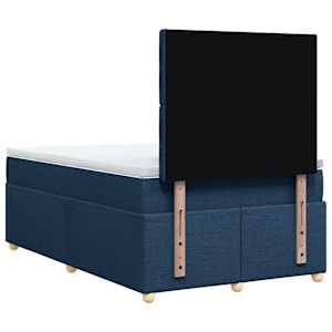 Box spring postel s matrací černá 120x190 cm textil - obrázek 6