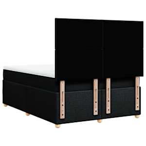Box spring postel s matrací černá 160x200 cm textil - obrázek 6