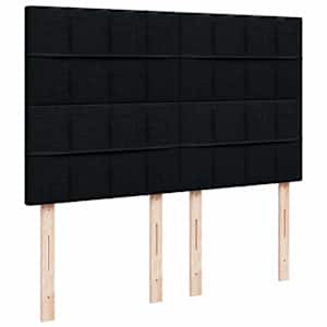 Box spring postel s matrací černá 160x200 cm textil - obrázek 7