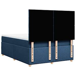 Box spring postel s matrací modrá 160x200 cm textil - obrázek 6
