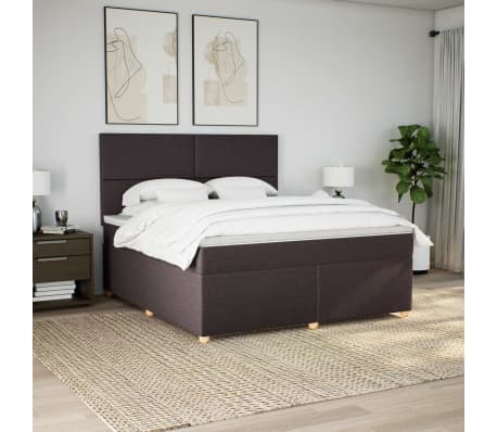 vidaXL &Kappa;&rho;&epsilon;&beta;ά&tau;&iota; Boxspring &mu;&epsilon; &Sigma;&tau;&rho;ώ&mu;&alpha; &Sigma;&kappa;&omicron;ύ&rho;&omicron; &Kappa;&alpha;&phi;έ 180x200 &epsilon;&kappa; &Upsilon;&phi;&alpha;&sigma;&mu;ά&tau;&iota;&nu;&omicron;