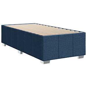 Box spring postel s matrací modrá 90x190 cm textil - obrázek 8
