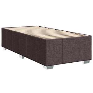 Box spring postel s matrací tmavě hnědá 90x200 cm textil - obrázek 8