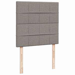 Box spring postel s matrací taupe 90x200 cm textil - obrázek 7