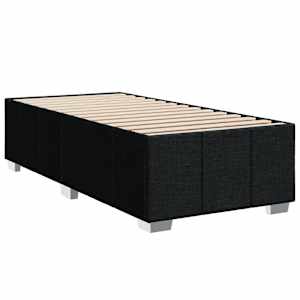 Box spring postel s matrací černá 90x200 cm textil - obrázek 8
