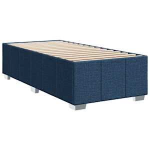 Box spring postel s matrací modrá 90x200 cm textil - obrázek 8
