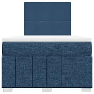 Box spring postel s matrací černá 120x190 cm textil - obrázek 4