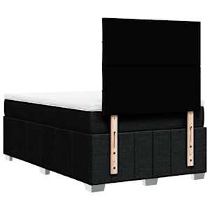 Box spring postel s matrací černá 120x190 cm textil - obrázek 6
