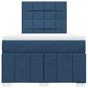 Box spring postel s matrací černá 120x190 cm textil - obrázek 4