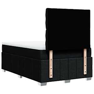 Box spring postel s matrací černá 120x190 cm textil - obrázek 6