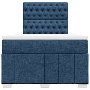 Box spring postel s matrací černá 120x190 cm textil - obrázek 4