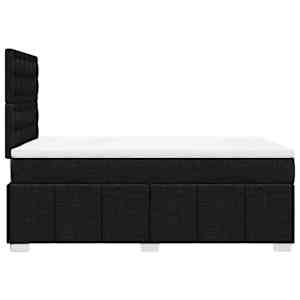 Box spring postel s matrací černá 120x190 cm textil - obrázek 5