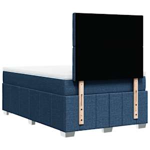 Box spring postel s matrací černá 120x190 cm textil - obrázek 6