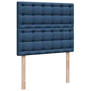 Box spring postel s matrací modrá 120x200 cm textil - obrázek 7