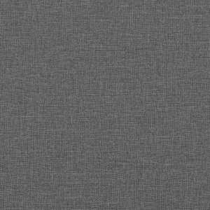 Box spring postel s matrací tmavě šedý 140 x 190 cm textil - obrázek 12