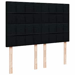 Box spring postel s matrací černá 160x200 cm textil - obrázek 7