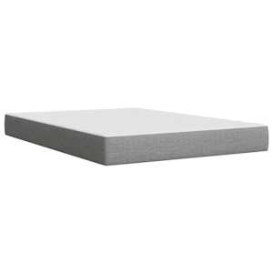 Box spring postel s matrací světle šedá 160 x 200 cm textil - obrázek 10