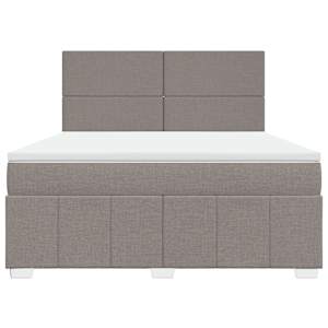Box spring postel s matrací taupe 180x200 cm textil - obrázek 4