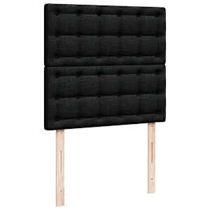 Box spring postel s matrací černá 90x190 cm textil - obrázek 7