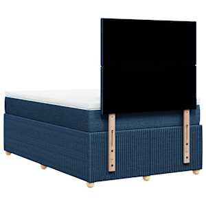 Box spring postel s matrací černá 120x190 cm textil - obrázek 6