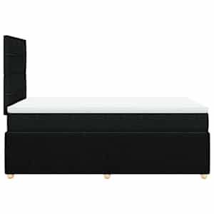 Box spring postel s matrací černá 120x190 cm textil - obrázek 5