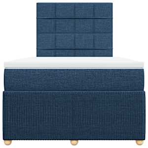 Box spring postel s matrací černá 120x190 cm textil - obrázek 4