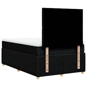 Box spring postel s matrací černá 120x190 cm textil - obrázek 6