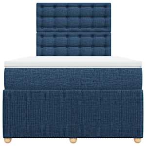 Box spring postel s matrací černá 120x190 cm textil - obrázek 4