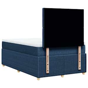 Box spring postel s matrací černá 120x190 cm textil - obrázek 6