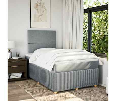 vidaXL &Kappa;&rho;&epsilon;&beta;ά&tau;&iota; Boxspring &mu;&epsilon; &Sigma;&tau;&rho;ώ&mu;&alpha; &Alpha;&nu;&omicron;&iota;&chi;&tau;ό &Gamma;&kappa;&rho;&iota; 120x200 &epsilon;&kappa;. &Upsilon;&phi;&alpha;&sigma;&mu;ά&tau;&iota;&nu;&omicron;