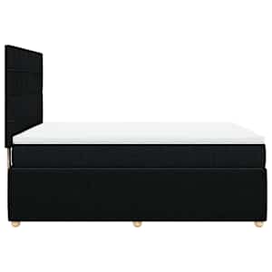Box spring postel s matrací černá 160x200 cm textil - obrázek 5