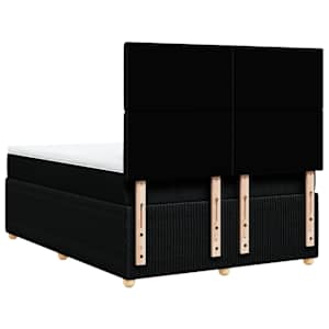 Box spring postel s matrací černá 160x200 cm textil - obrázek 6