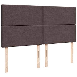 Box spring postel s matrací tmavě hnědá 180x200 cm textil - obrázek 7