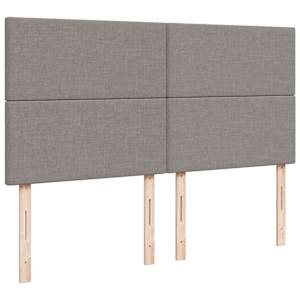 Box spring postel s matrací taupe 180x200 cm textil - obrázek 7