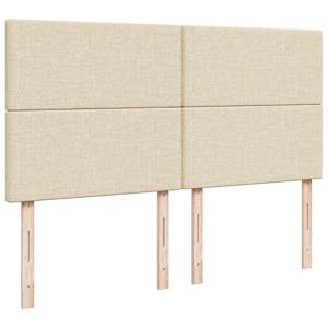 Box spring postel s matrací krémová 180x200 cm textil - obrázek 7