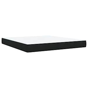Box spring postel s matrací černá 180x200 cm samet - obrázek 10